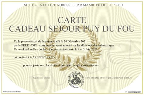 puy du fou carte cadeau